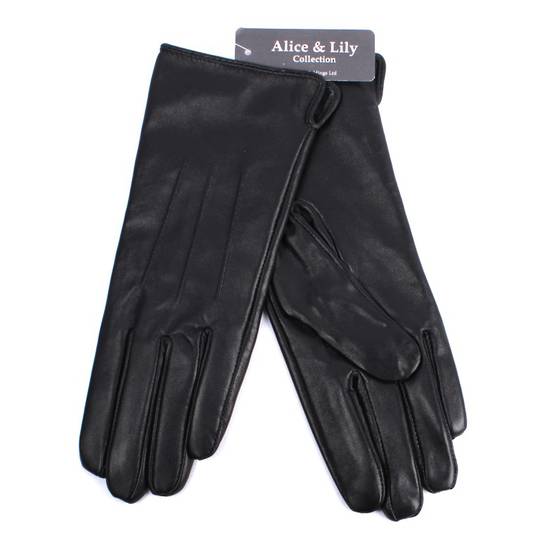 Shackelford classic 3 point style glove in genuine leather  black glove S,L. STYLE:S/LL4182BLK